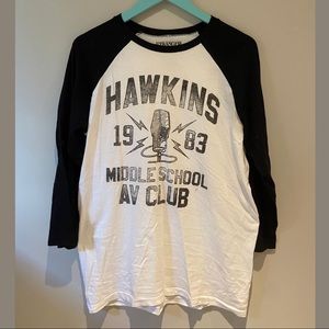 Stranger Things Baseball Tee
